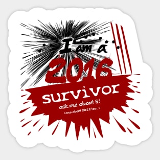 2016 survivor Sticker